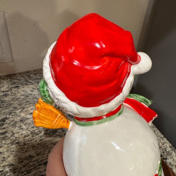 Vintage Brinns Christmas Figurine Frosty the Snowman 1970 light up lamp night oc - Picture 7 of 12